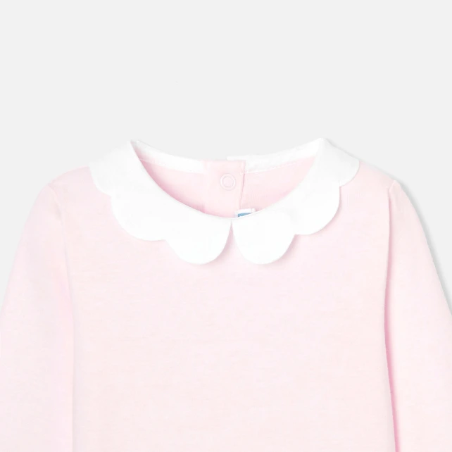 扇形領連身內衣