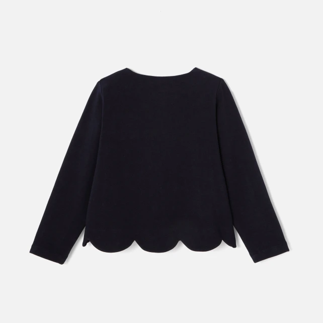 女童刷毛針織外套