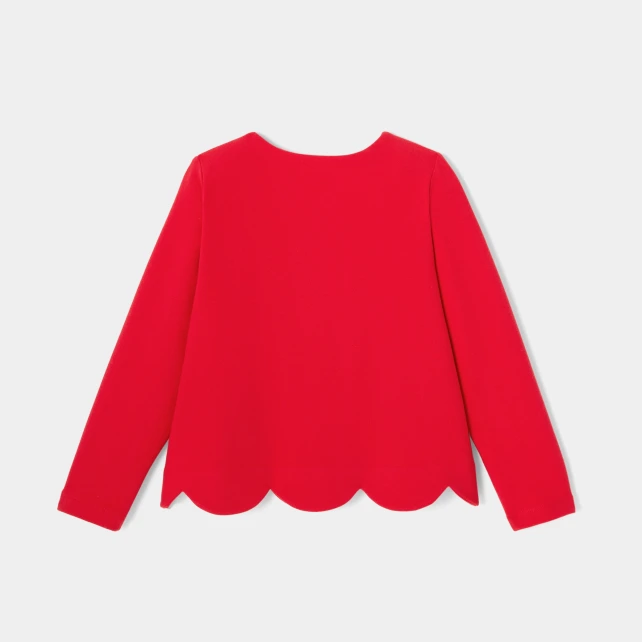 女童刷毛針織外套