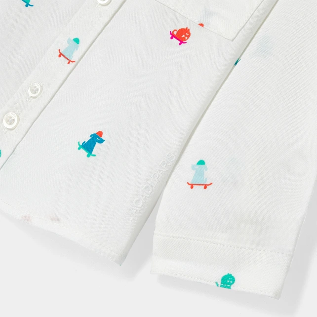 滑板小動物襯衫