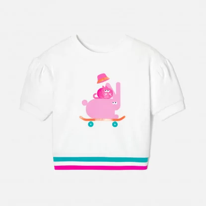 滑板貓咪T恤