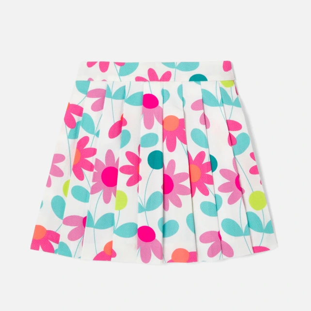 大花朵短裙