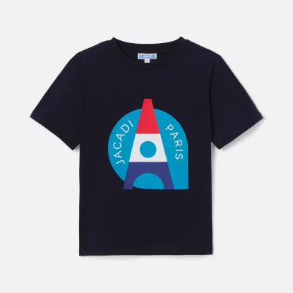 巴黎鐵塔圖案T恤