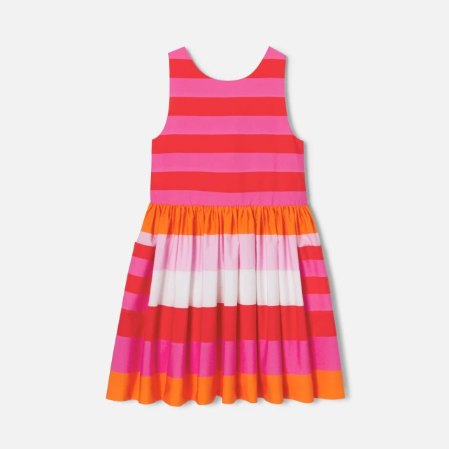 粉彩條紋背心裙