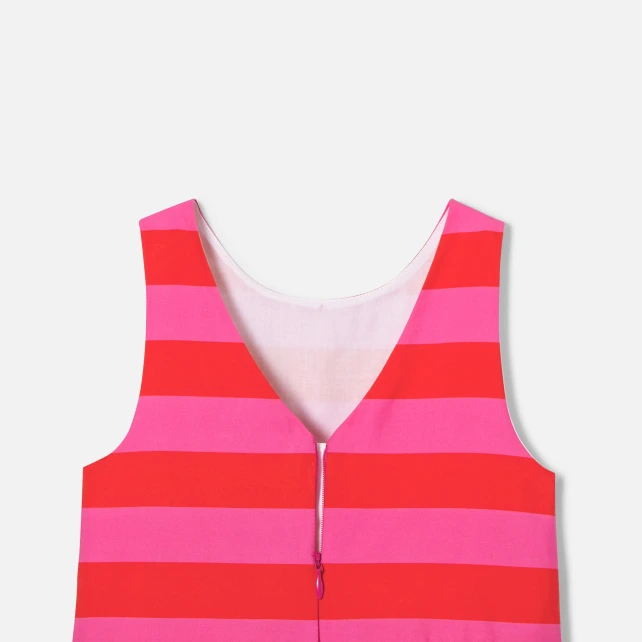 粉彩條紋背心裙