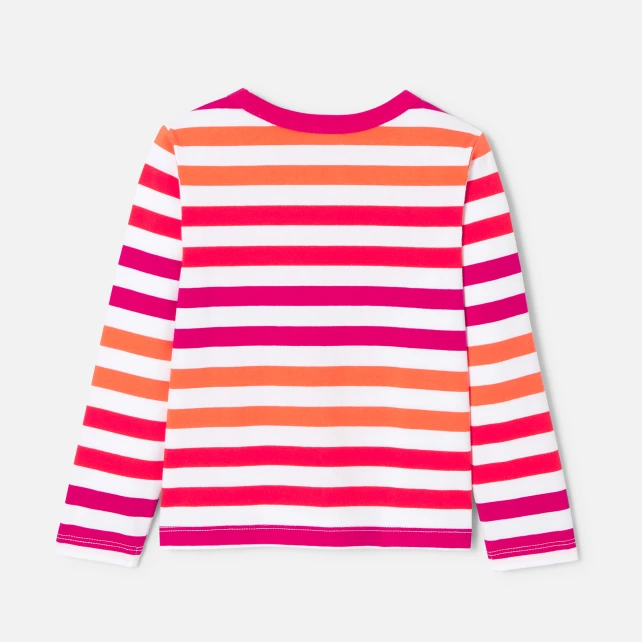 粉色條紋春日T恤