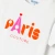 PARIS 印字T恤