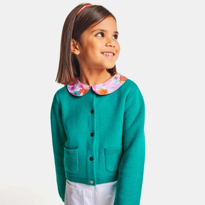 優雅款開襟線衫