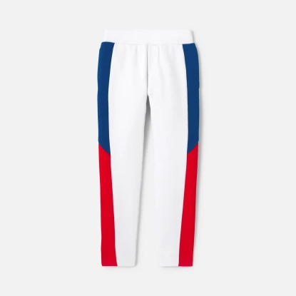 側邊對比色長褲