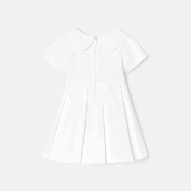 花瓣領典雅洋裝