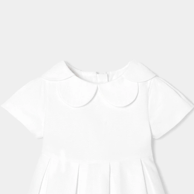 花瓣領典雅洋裝