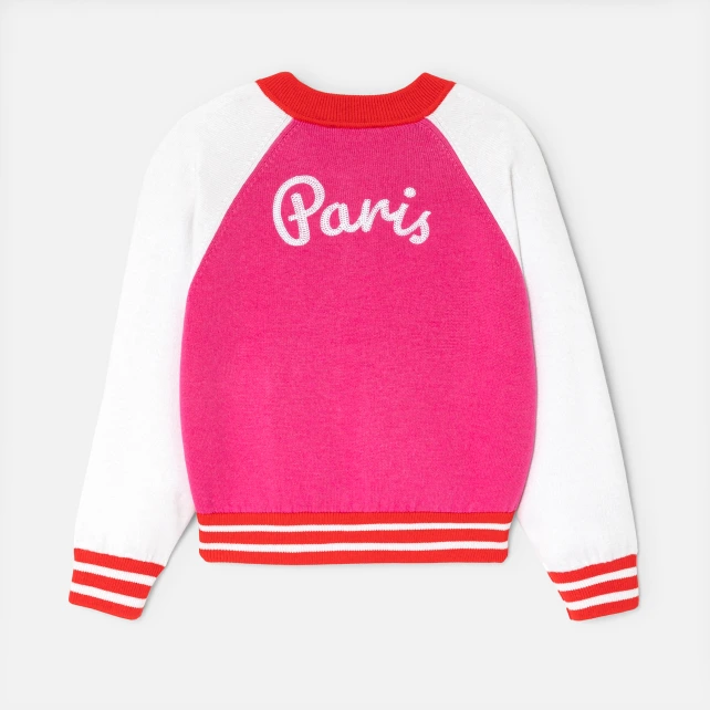 法式愛心圖案開襟外套