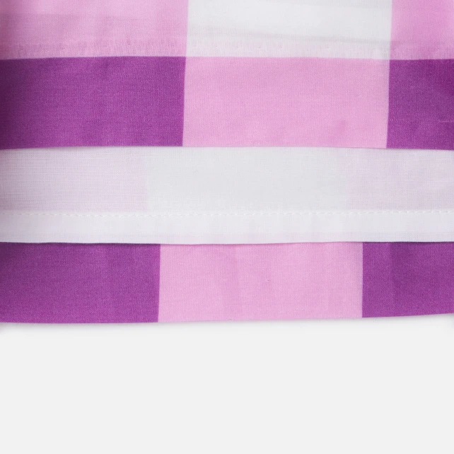 南法風情格子裙