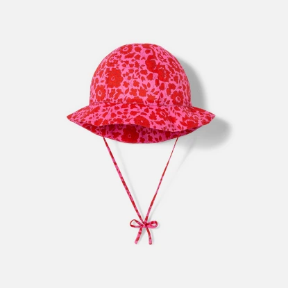 Liberty 布料女童遮陽帽