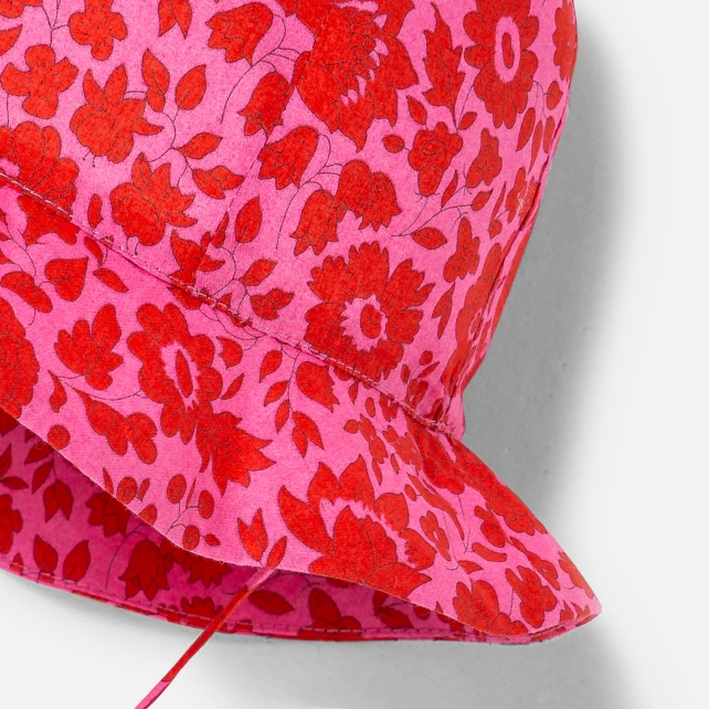 Liberty 布料女童遮陽帽