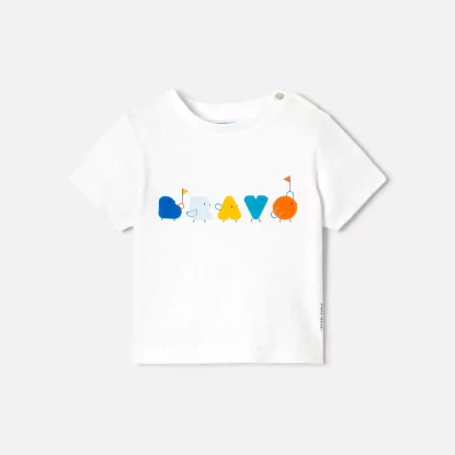 可愛BRAVO圖案男童T恤
