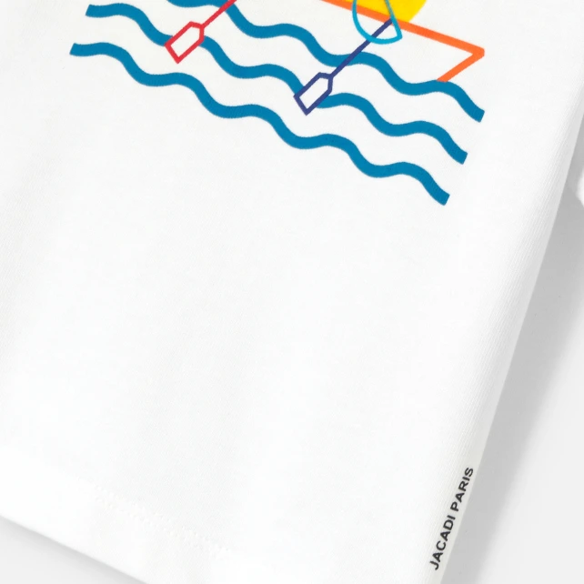 可愛划船小雞T恤