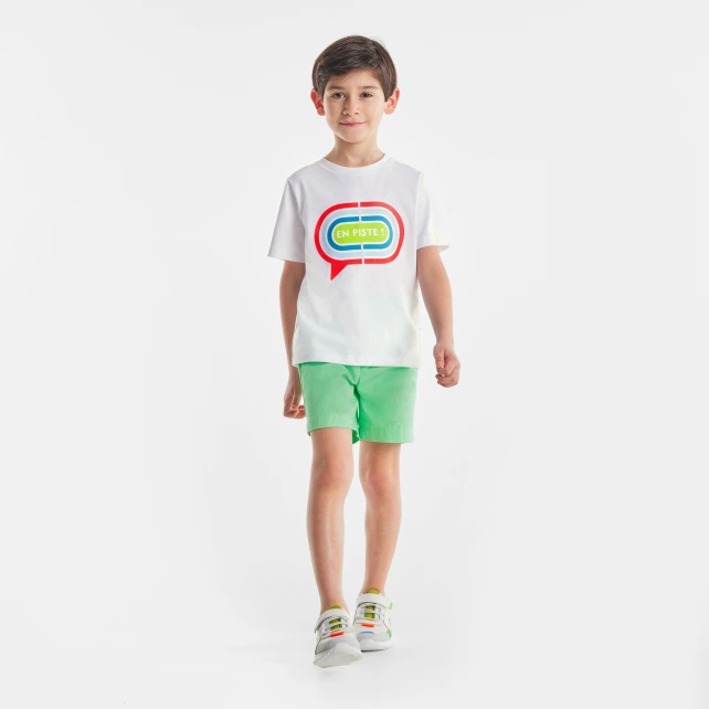 男孩有機棉 T 恤