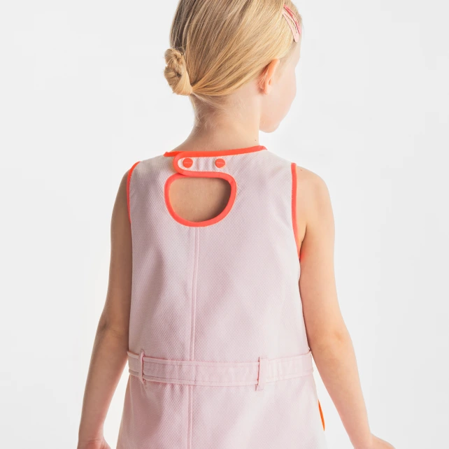 珠地布女童背心裙