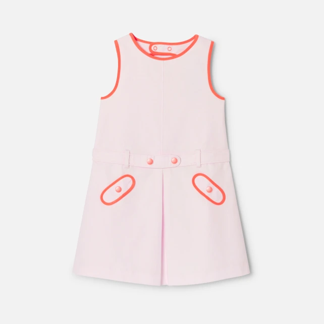 珠地布女童背心裙