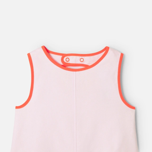 珠地布女童背心裙