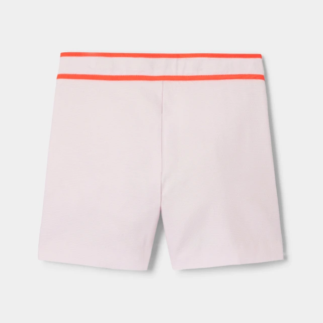 珠地布撞色飾邊裙褲