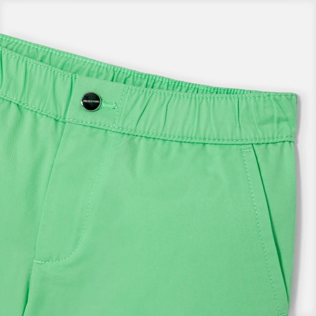 斜紋布百慕達短褲