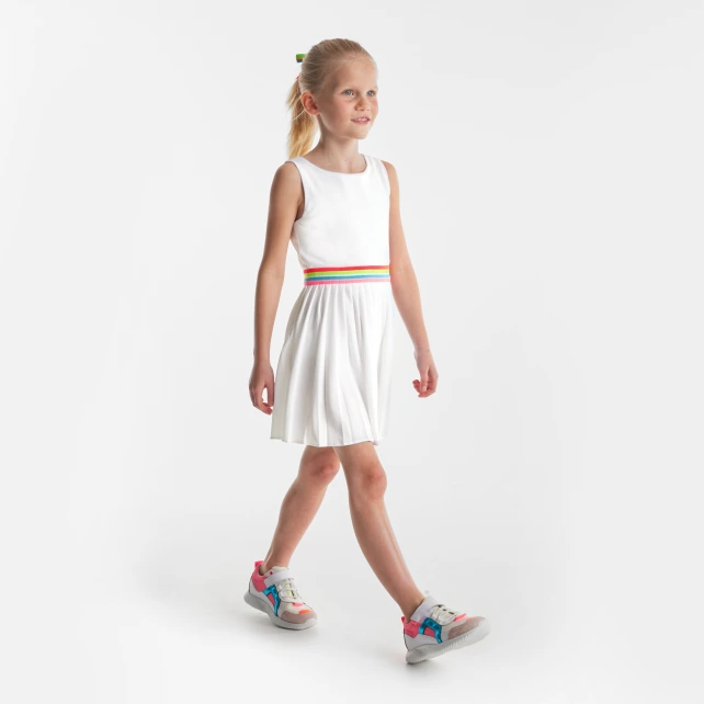 網球風百褶洋裝