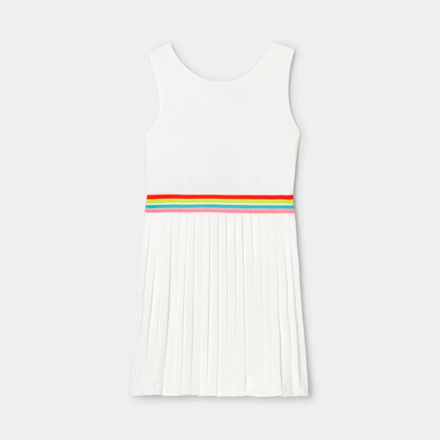 網球風百褶洋裝