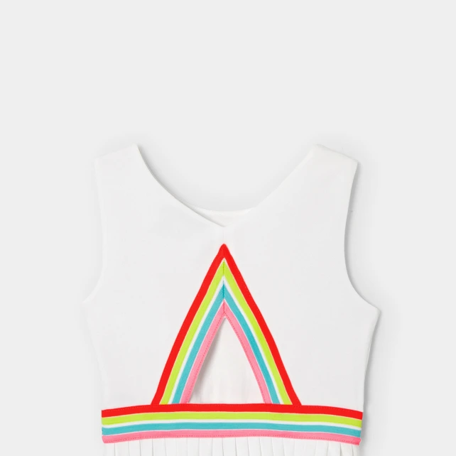 網球風百褶洋裝