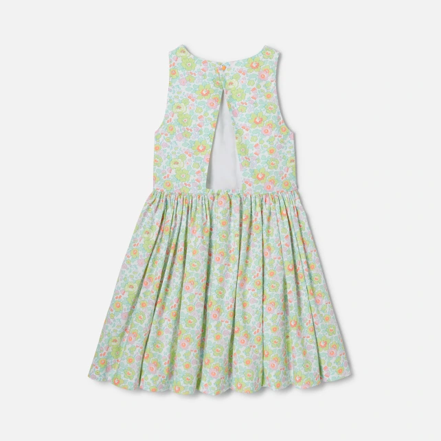 Liberty 布料女童洋裝