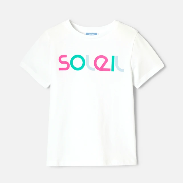 Soleil彩色印字T恤