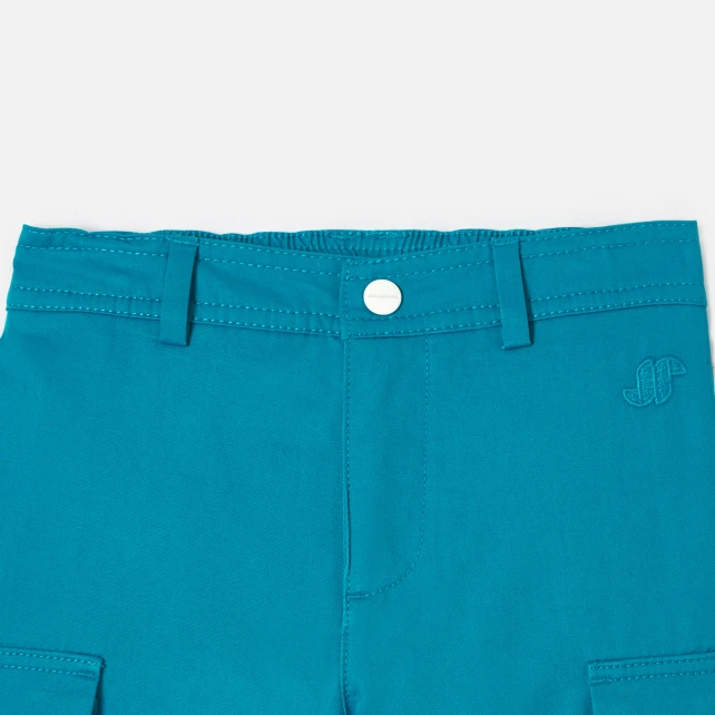 斜紋布百慕達短褲