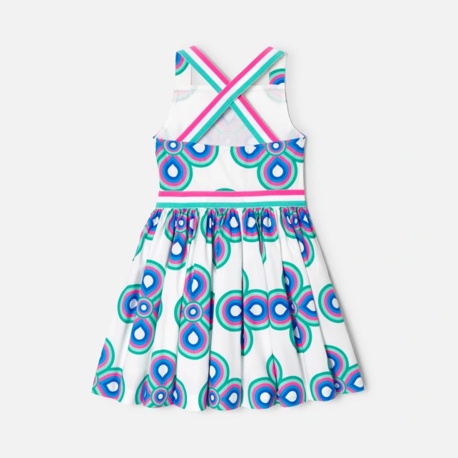 府綢掛脖背心裙