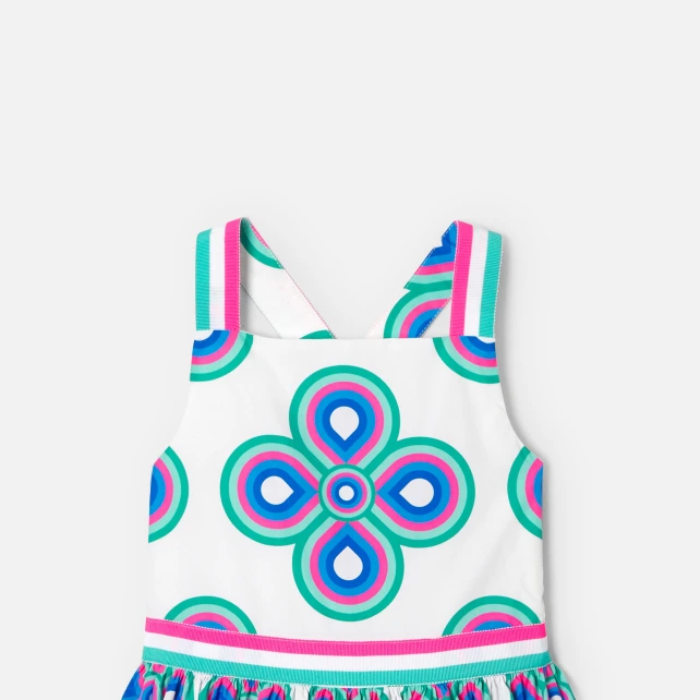 府綢掛脖背心裙