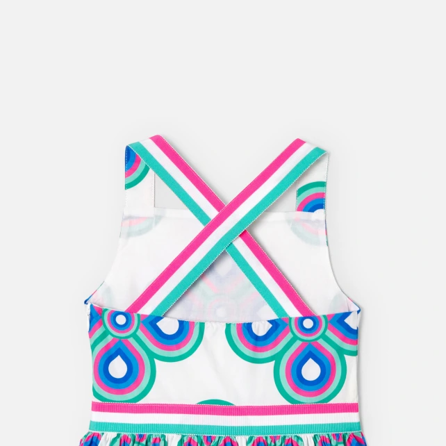 府綢掛脖背心裙