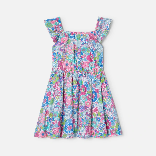 Liberty 布料女童洋裝