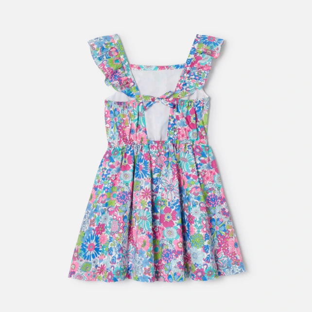 Liberty 布料女童洋裝