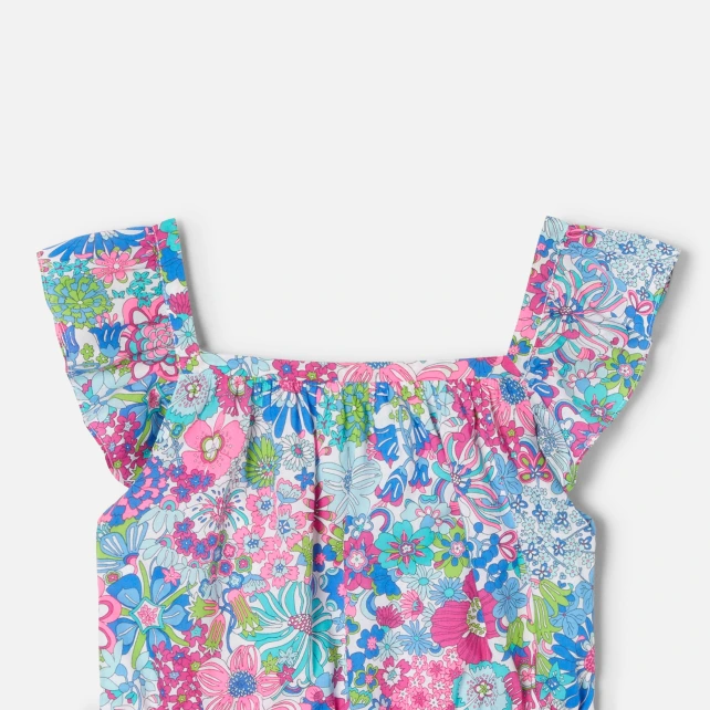 Liberty 布料女童洋裝