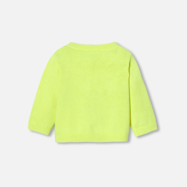 平紋針織開襟毛衣