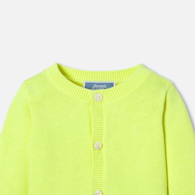 平紋針織開襟毛衣