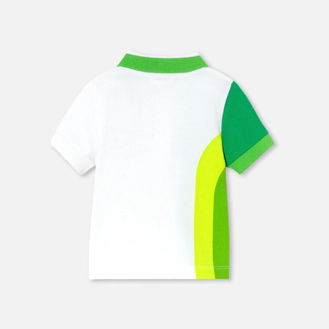 短袖拼色POLO 衫