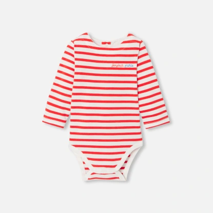 水手風圓領連身衣