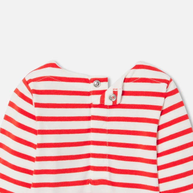 水手風圓領連身衣