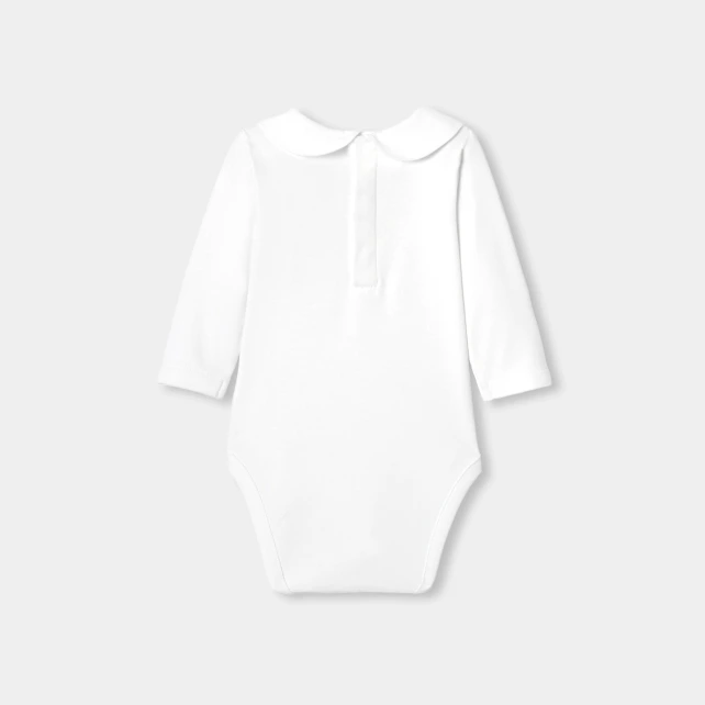 刺繡領片連身衣