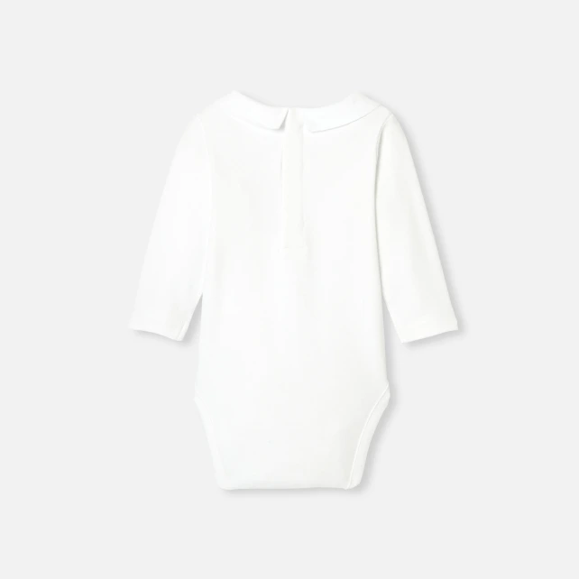 手工刺繡府綢領連身衣