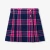 法蘭絨格紋短裙