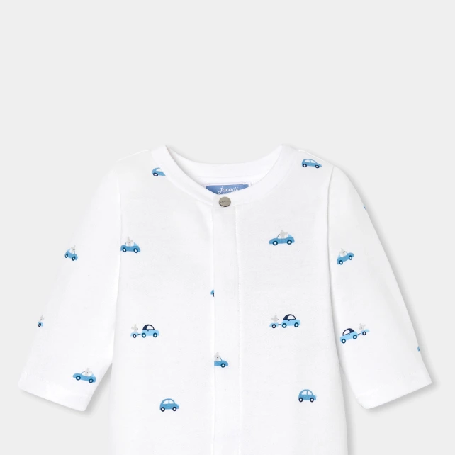 小汽車印花兔裝