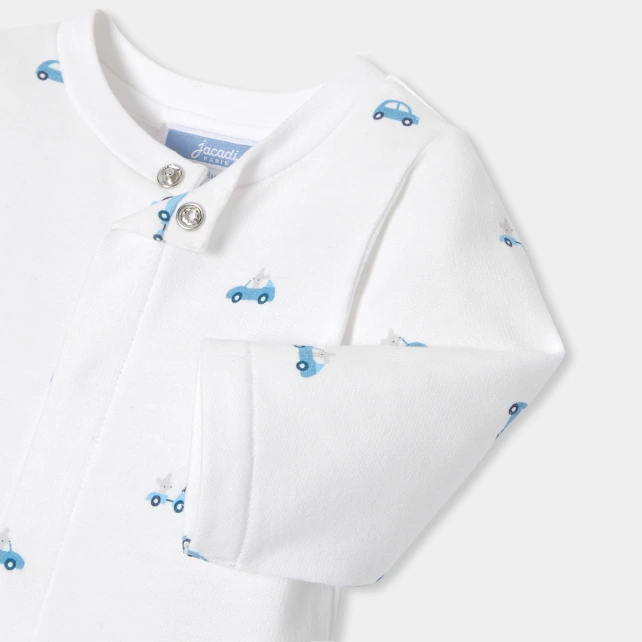 小汽車印花兔裝