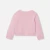 粉色開襟毛衣